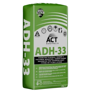 ADH-33-Rubber Glue ACT-Rubber Glue Rubber Modified Tile adhesives Brisbane